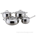 TP1458 New Belly Shape Stainless Steel Cookware
